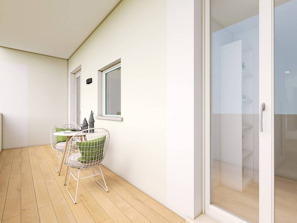 render balcone