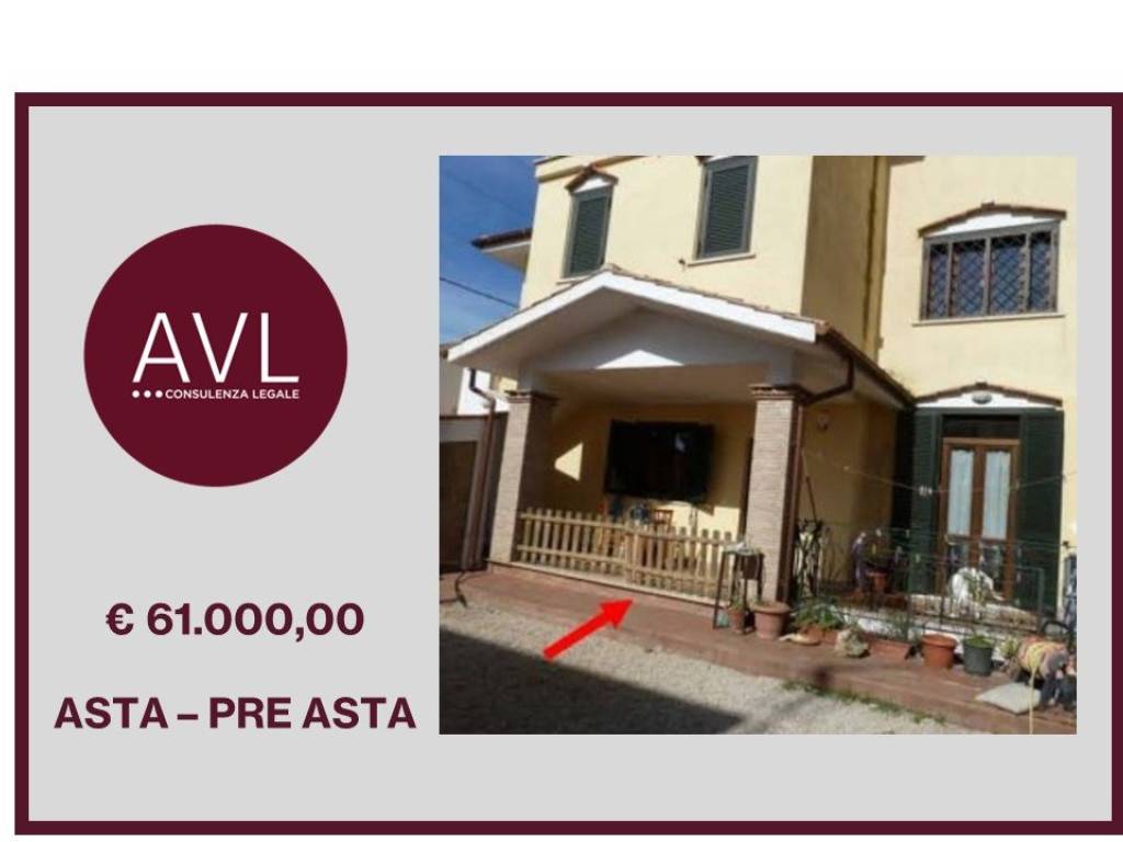 Asta per villa, via Ugo La Malfa 4 Nettuno