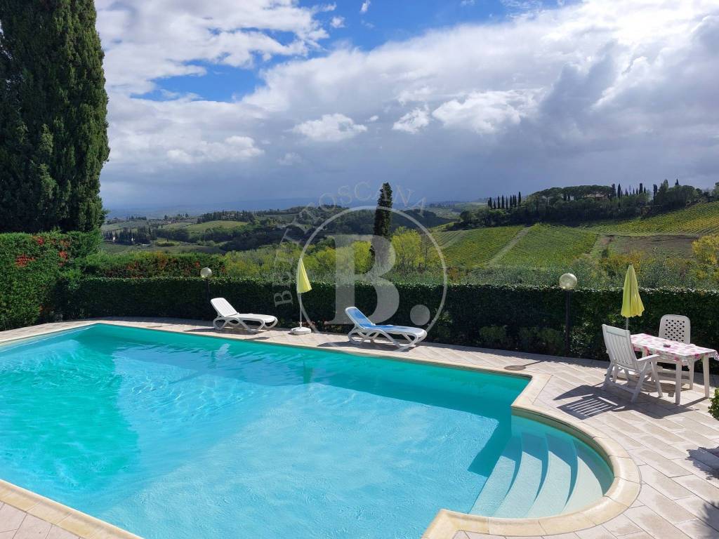 Fienile con piscina, San Gimignano