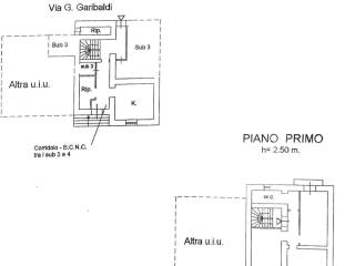 planimetria via giuseppe garibaldi zumpano