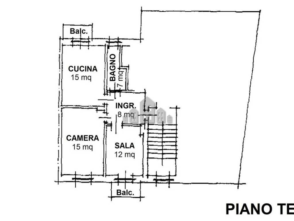 Planimtria piano terzo