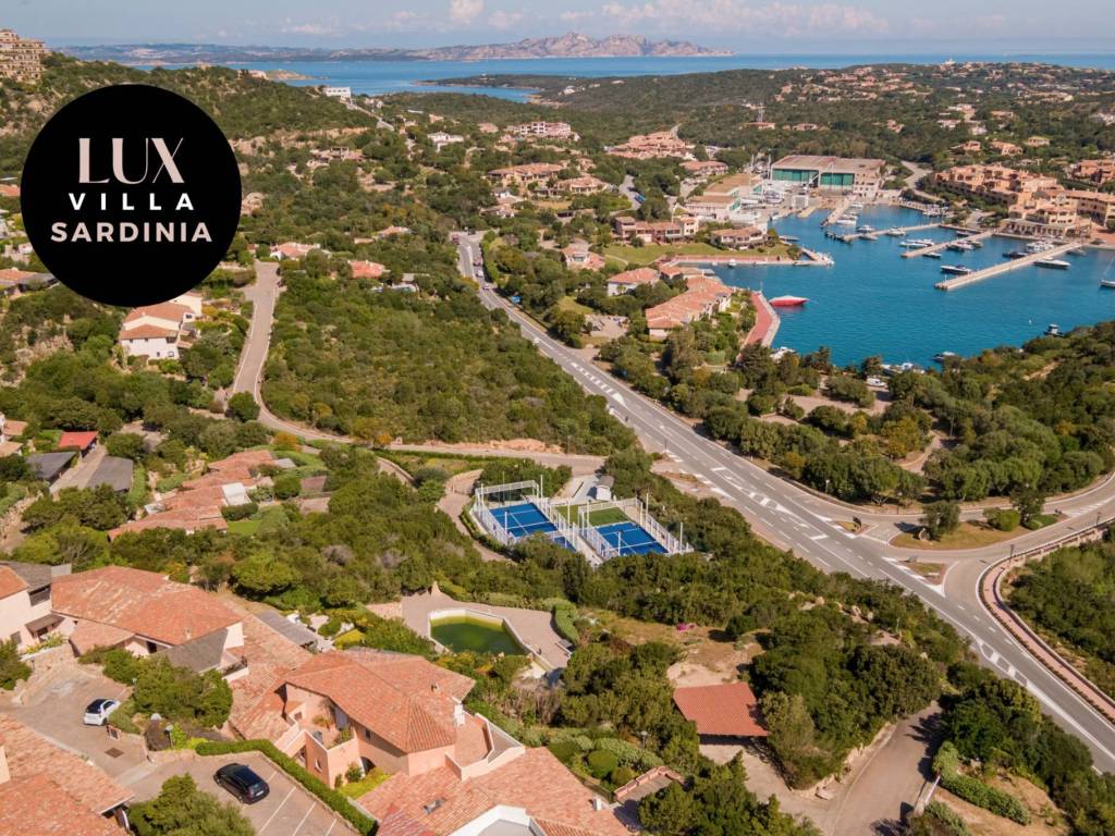 villetta a schiera porto cervo drone