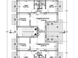 EDIFICIO SECONDO PIANO DUE APPARTAMENTI