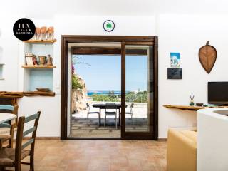 villa stazzo cannigione living vista mare