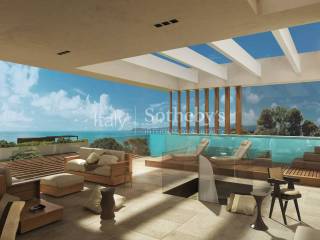 Waterfront estate project - terraces with sea view