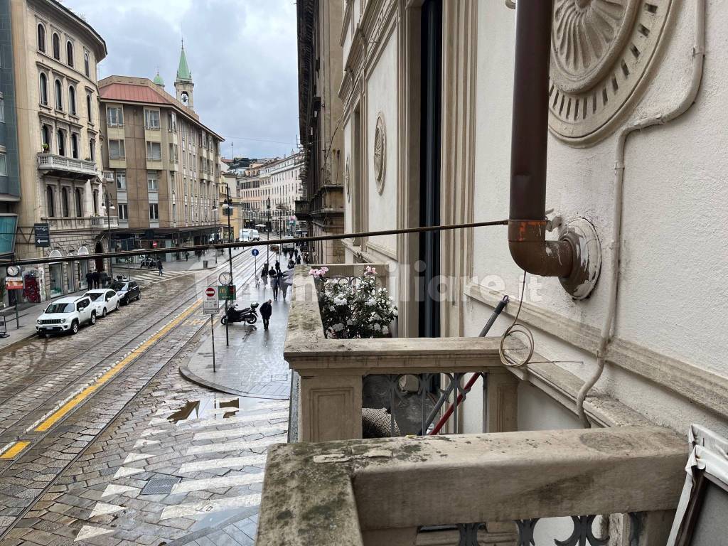 balcone su via Torino