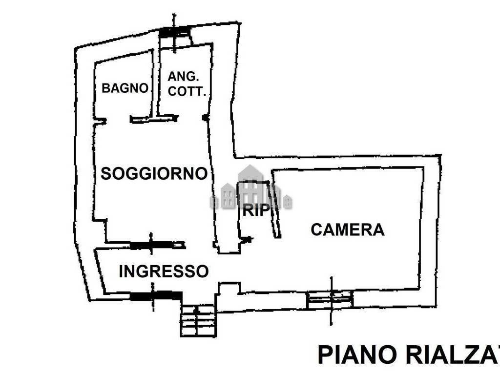 Planimetria piano rialzato