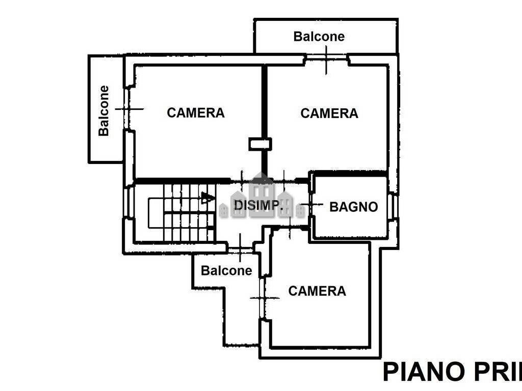 Planimetria piano primo