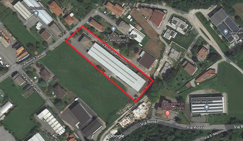Capannone via alioli e sassi, centro, gavirate
