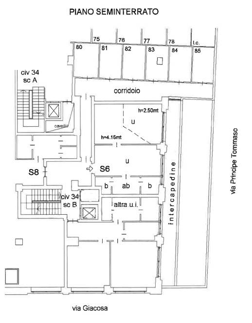 Asta per ufficio, via Principe Tommaso 34, San Salvario Baretti Torino, rif. 103813962