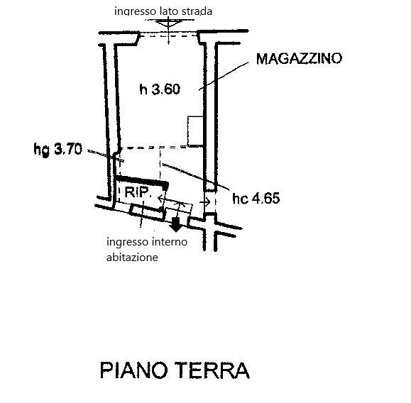 planimetria magazzino commerciale