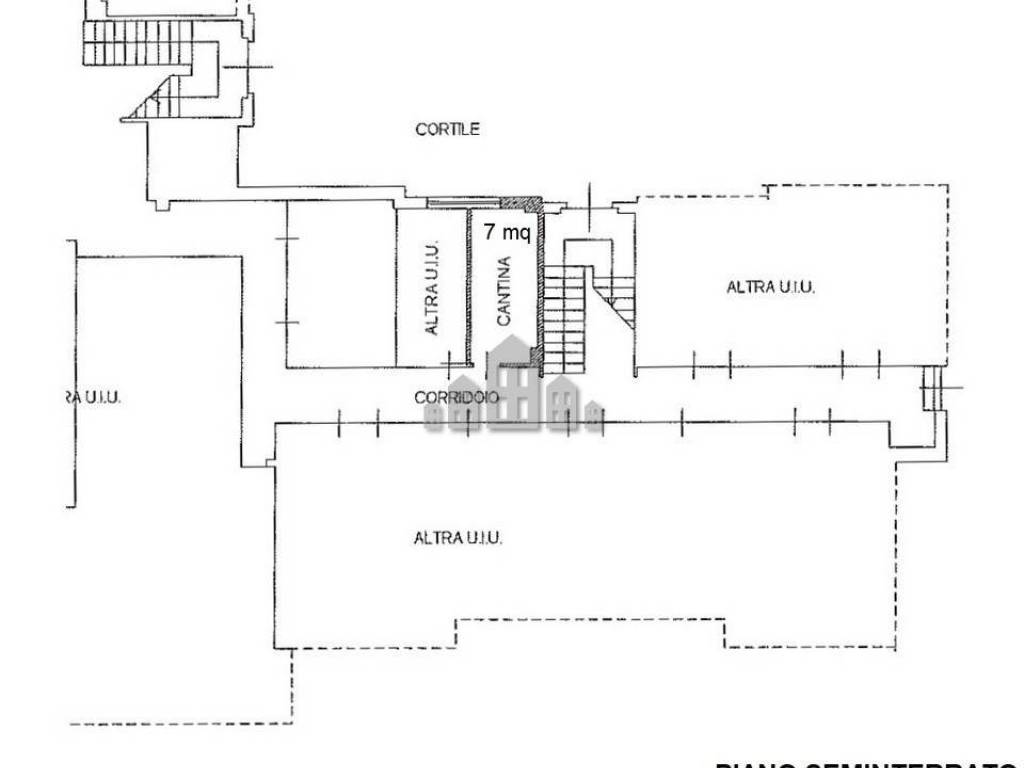 planimetria piano seminterrato