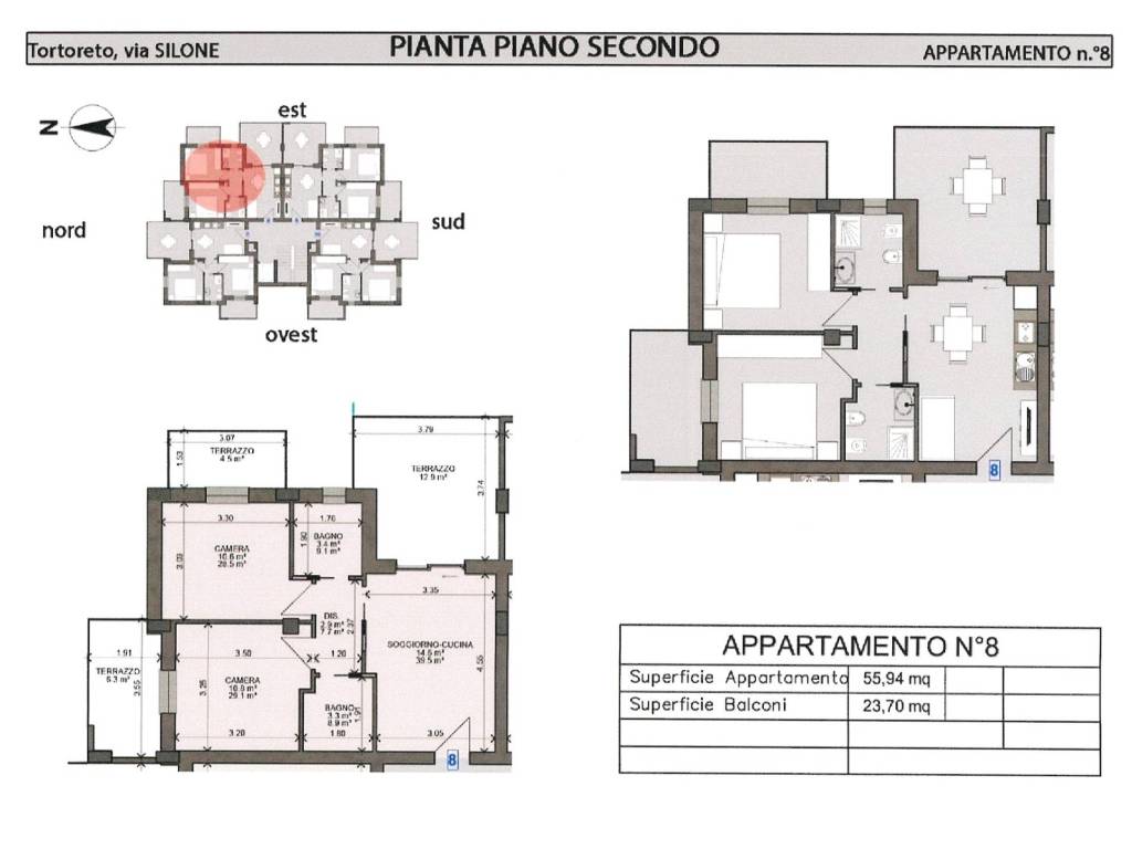 Interno 8 . Secondo Piano