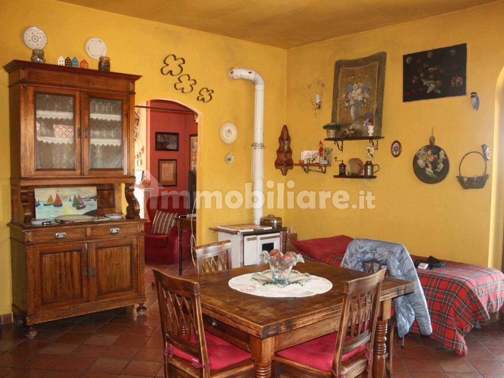 cucina e sala pranzo