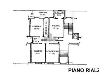 Planimetria piano rialzato