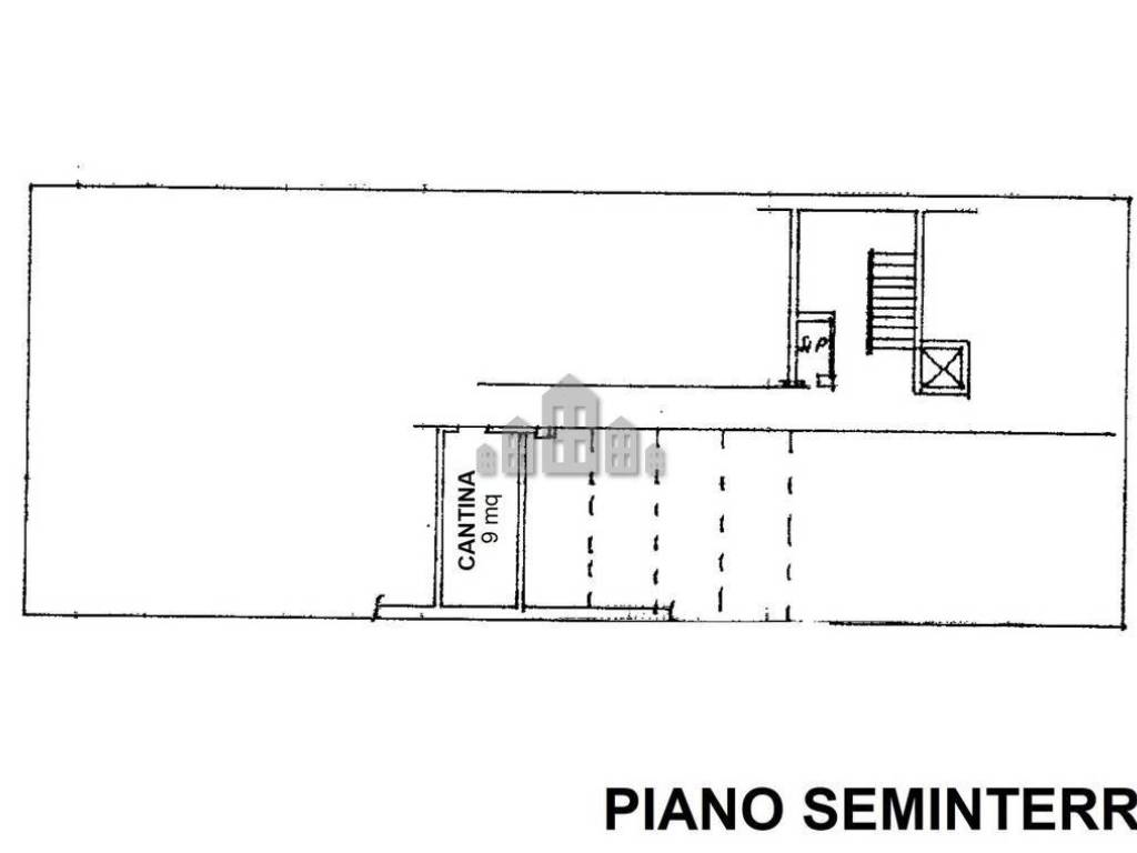 Planimetria piano seminterrato