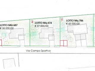 planimetria lottizzazione Trasaghis