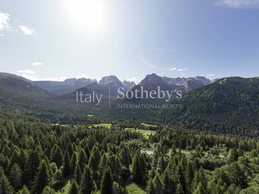 Vista sulle Dolomiti del Brenta