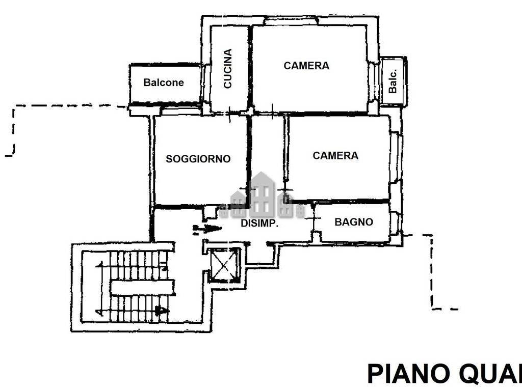 planimetria piano quarto