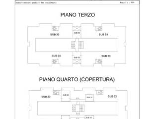 Planimetria piano terzo e quarto