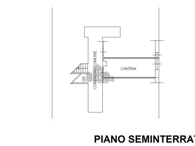 Planimetria piano seminterrato