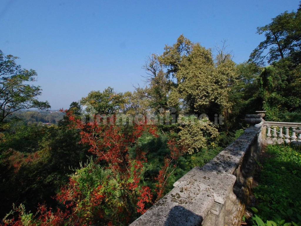 Villa storica in vendita a Golasecca - cortile