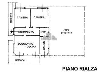 Planimetria piano rialzato