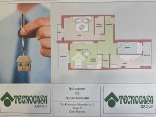 appartamento in vendita roma marconi via Maurolico progetto 1