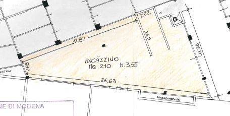 Magazzino - deposito viale italia, san faustino, modena