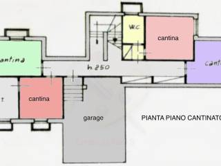 PIANTA PIANO INTERRATO