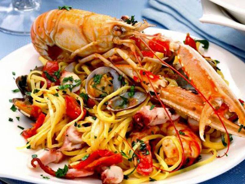 pasta e scampi