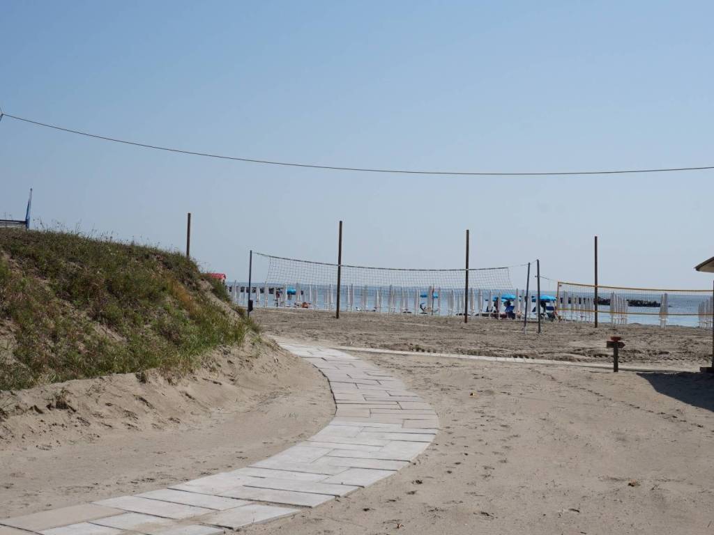 accesso alla spiaggia