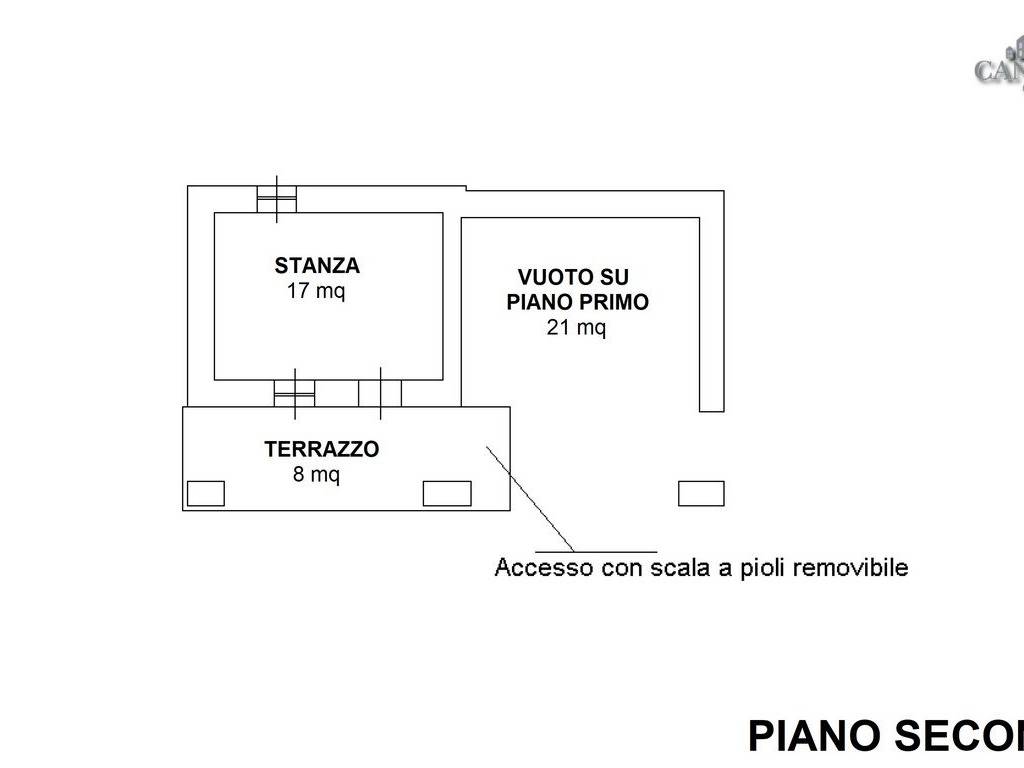 planimetria piano secondo