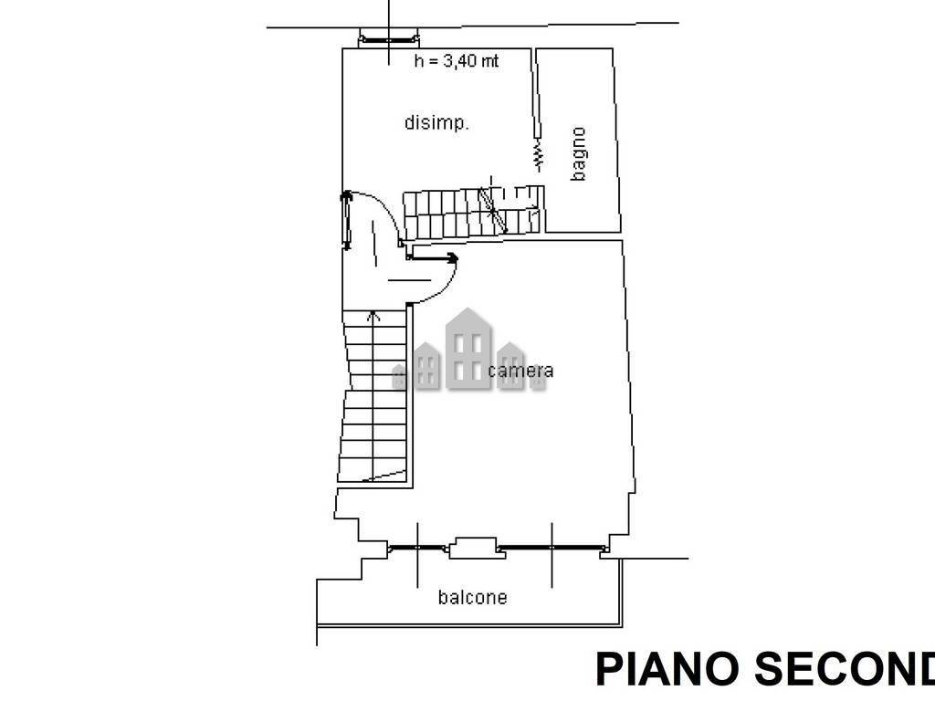 planimetria piano secondo