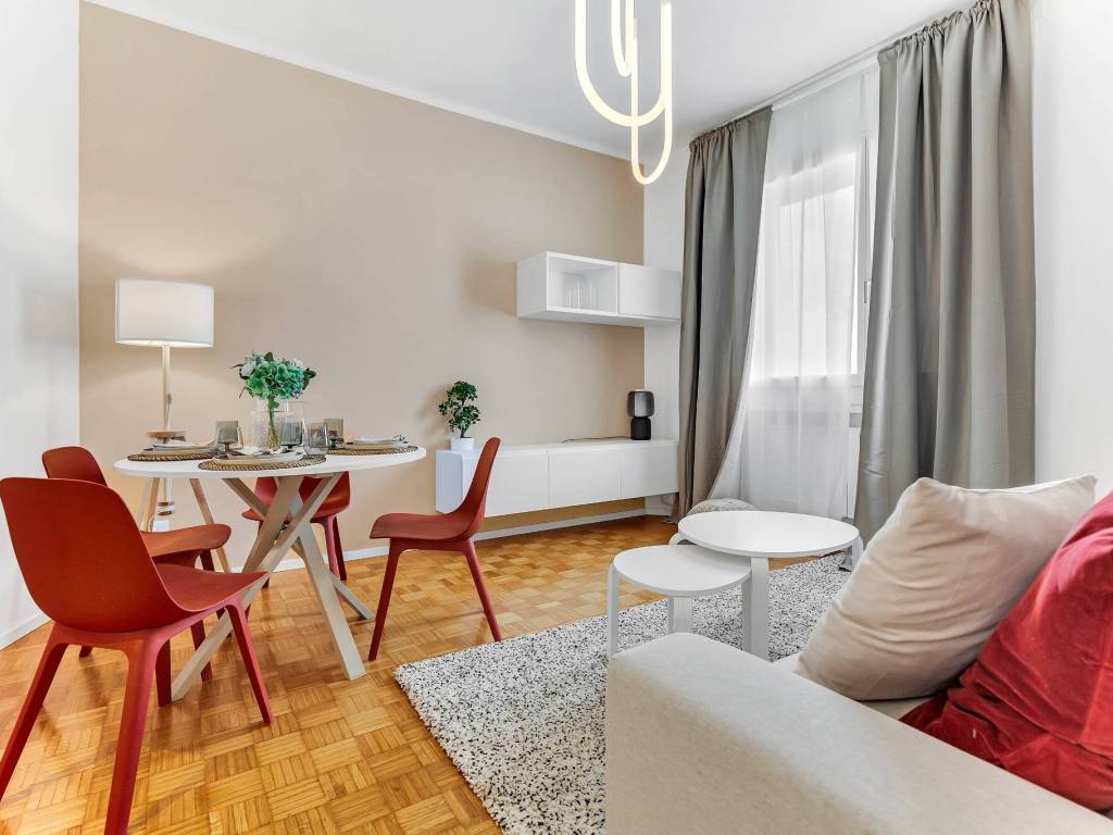 Bilocale via leone tolstoj 70, tripoli - soderini, milano