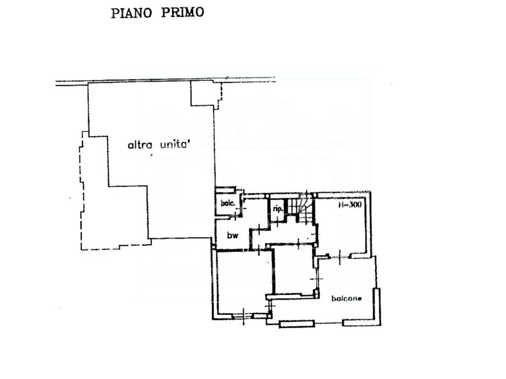 pianta piano primo