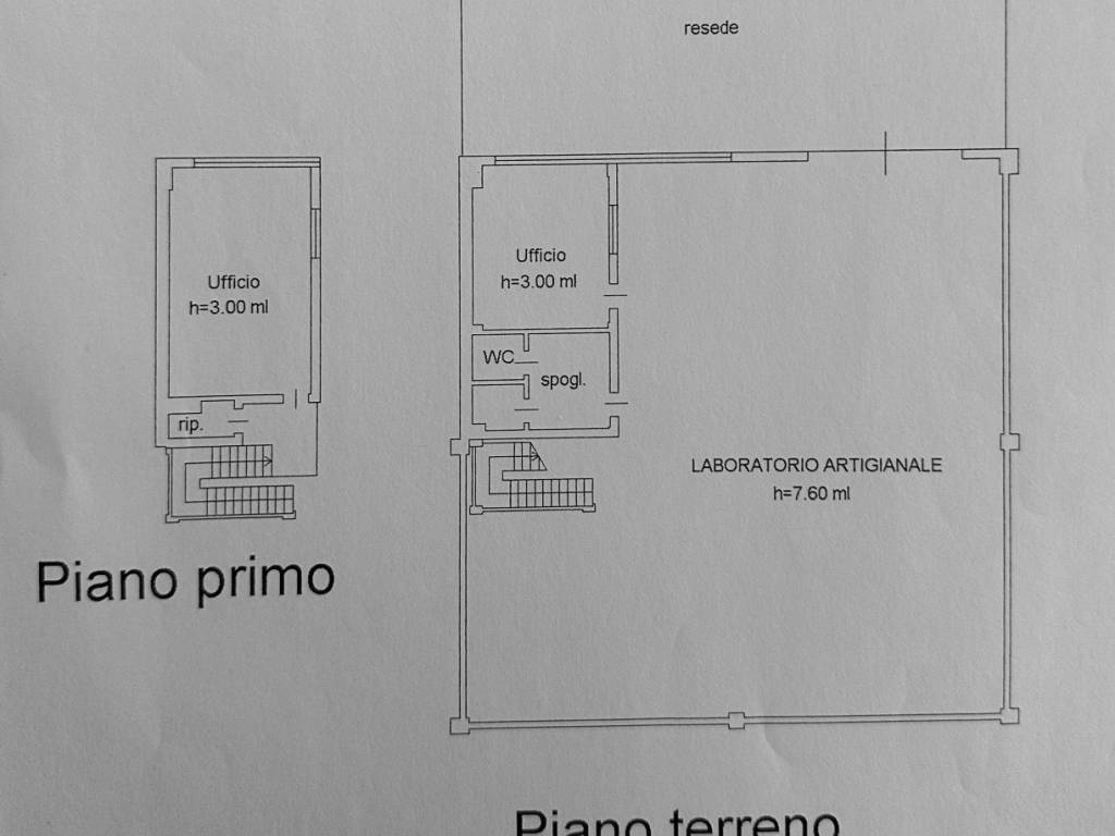 Laboratorio + Uffici piano terra