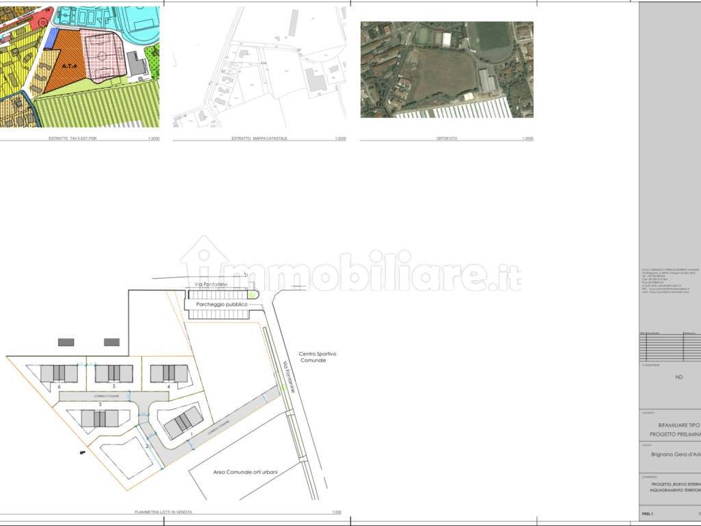 Localizzazione e frazionamento Lotti