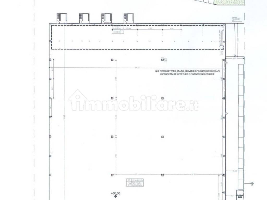 Planimetria ipotesi progettuale