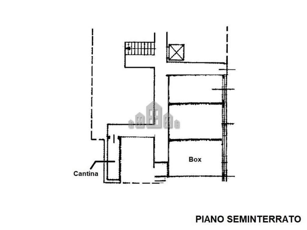 Planimetria piano seminterrato