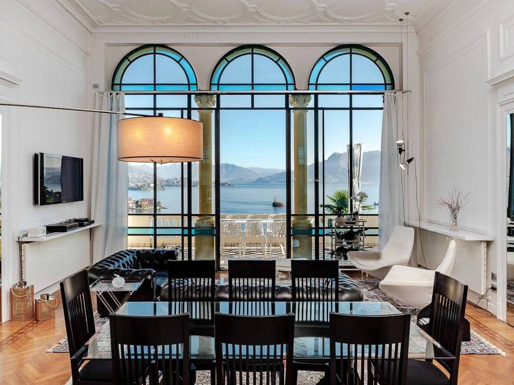 Lussuoso appartamento in vendita Lago Maggiore - Villa Barberis - sala da pranzo