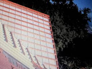 foto del tetto durante la costruzioine