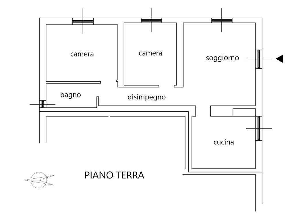 planimetria PT dx