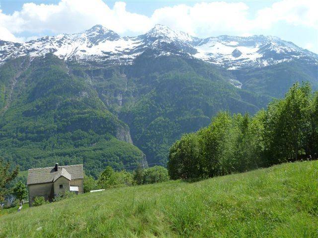 La vista dalla baita