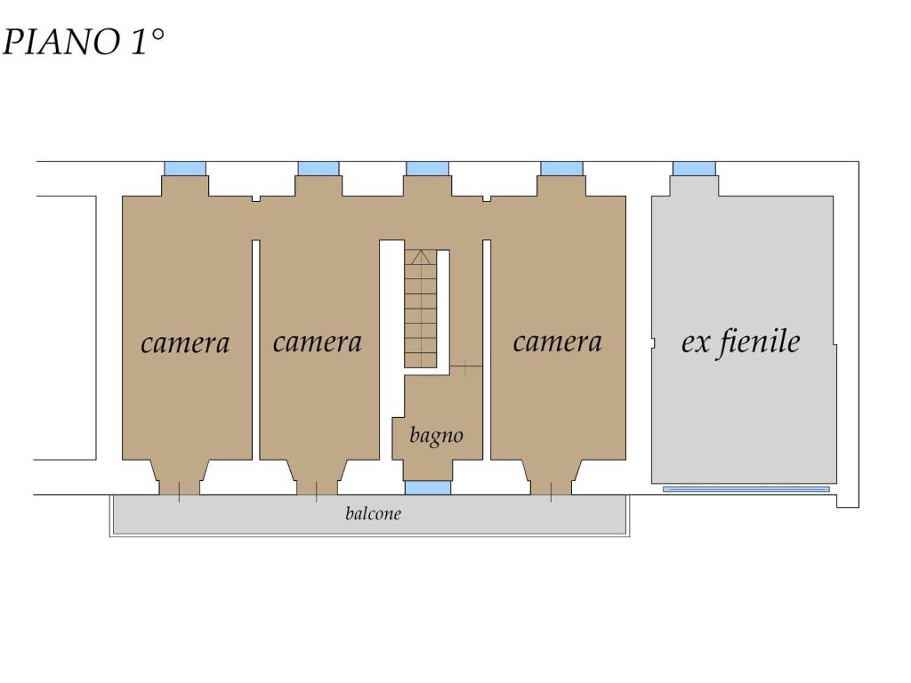 pianta piano primo