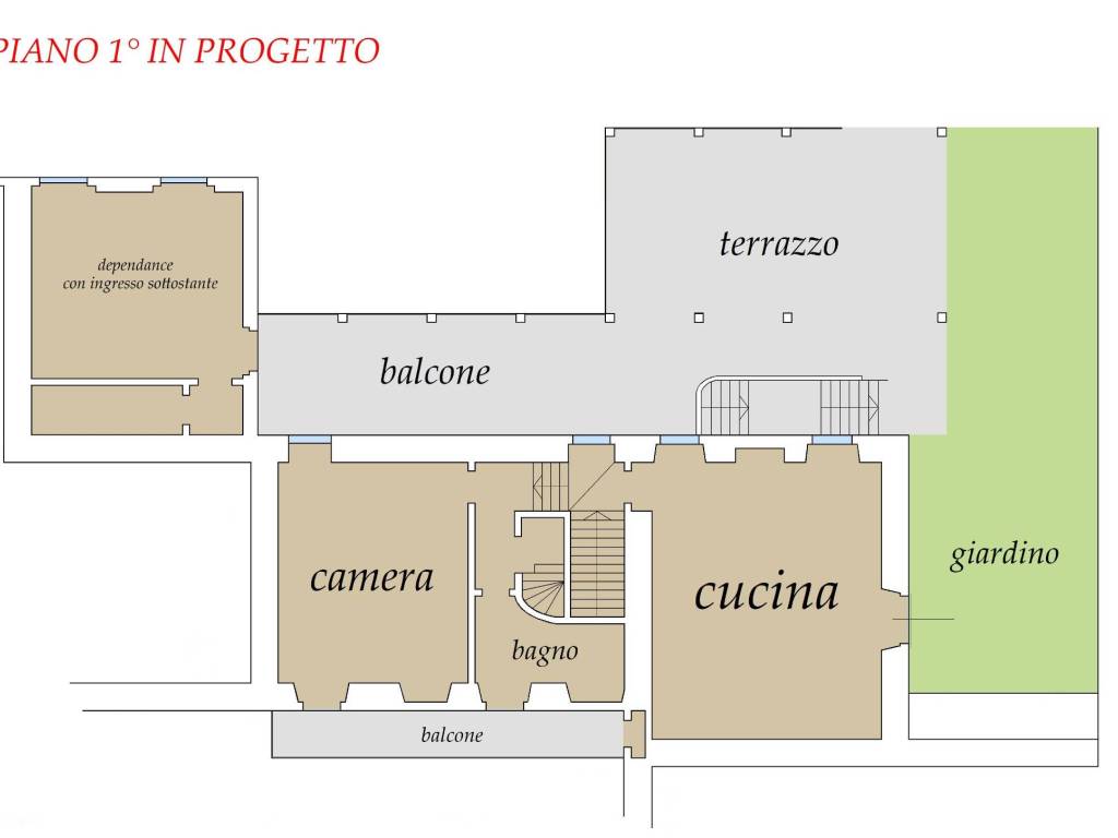 piano primo in progettoprogetto