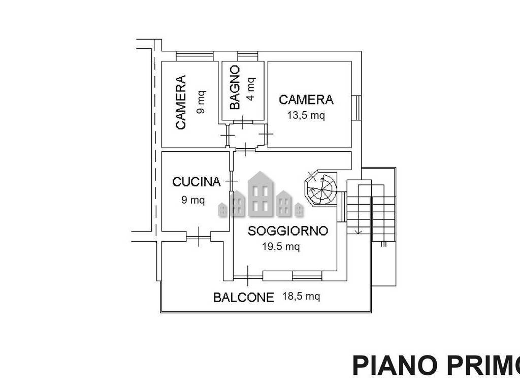 planimetria piano primo