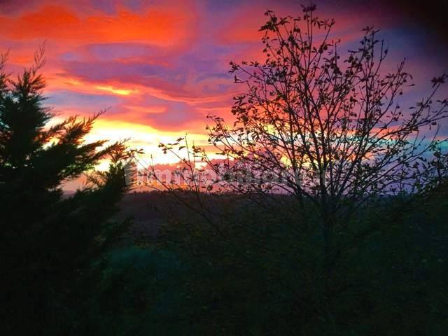 tramonto dalla terrazza