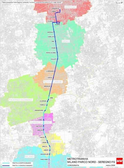 progetto metrotranvia