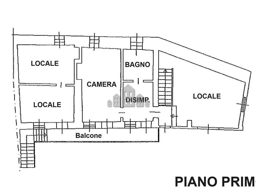 Planimetria piano primo